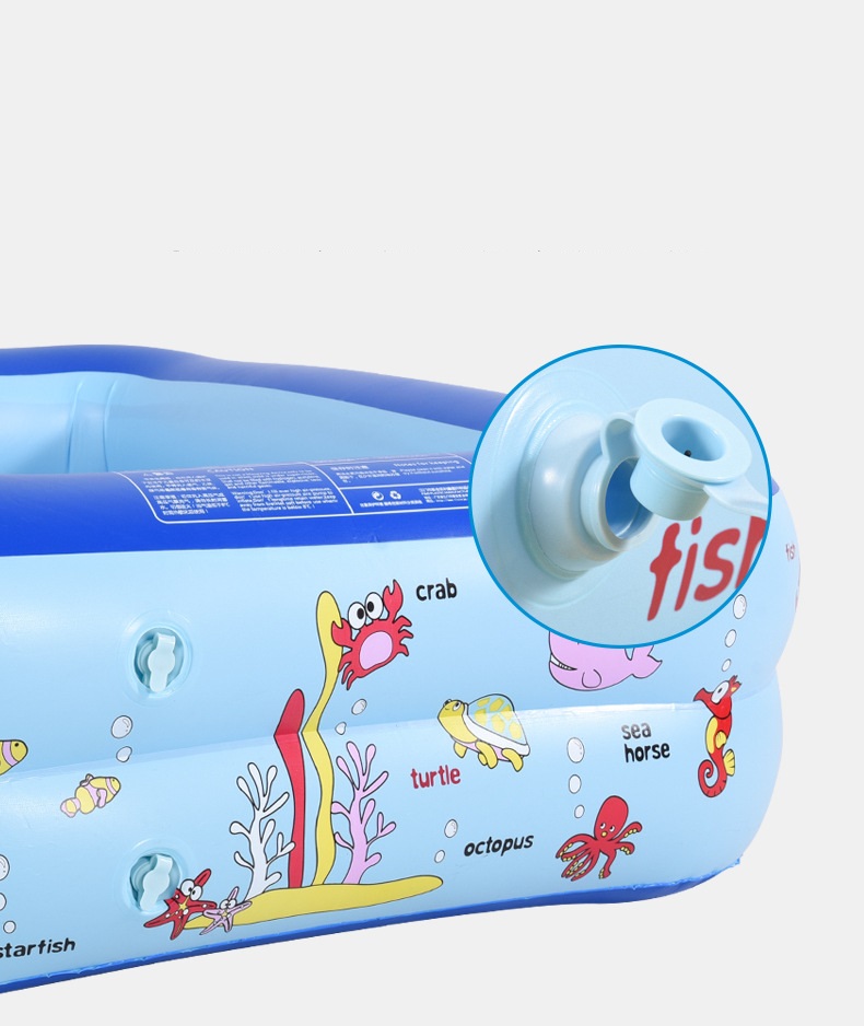 Bể Bơi Phao 3 Tầng Chữ Nhật Cho Bé Size 180*135*60cm