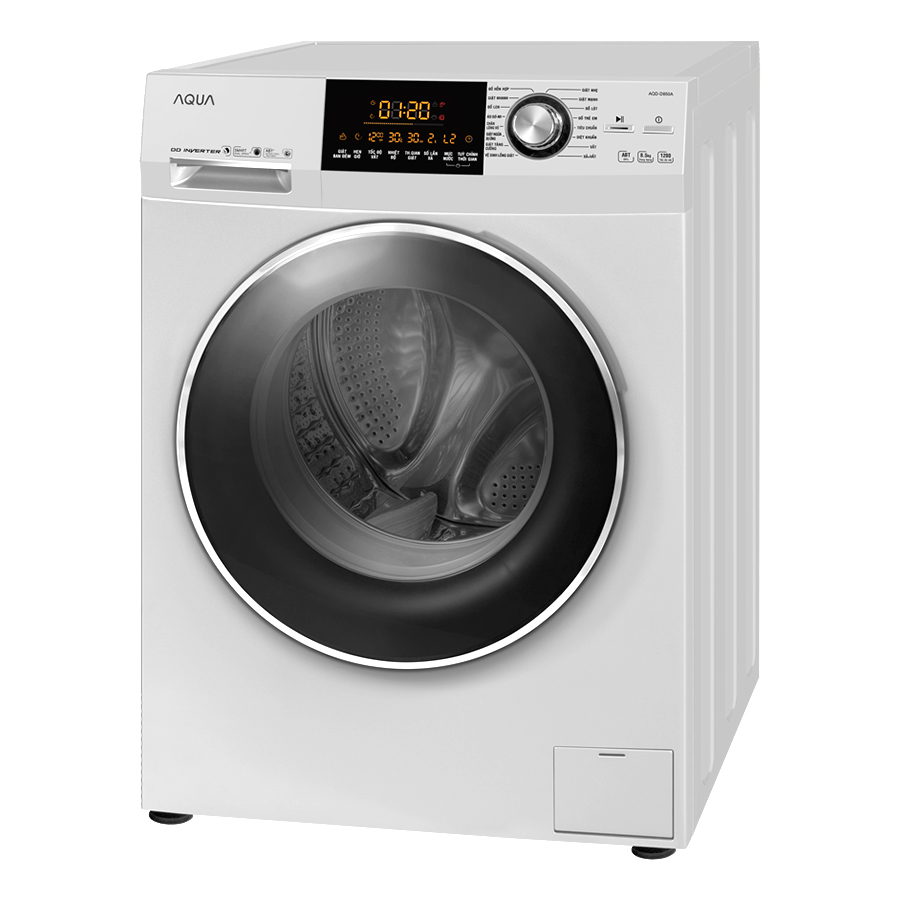 Máy Giặt Cửa Trước Inverter Aqua AQD-D850A-W (8.5kg) - Hàng Chính Hãng