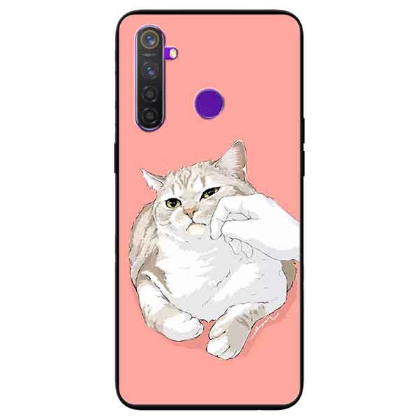 Ốp lưng in cho Realme 5 Mẫu Mèo Mập