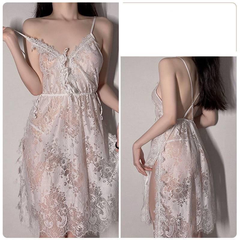 Váy ngủ ren lưới cực Sexy T481. GIAO HOẢ TỐC TPHCM