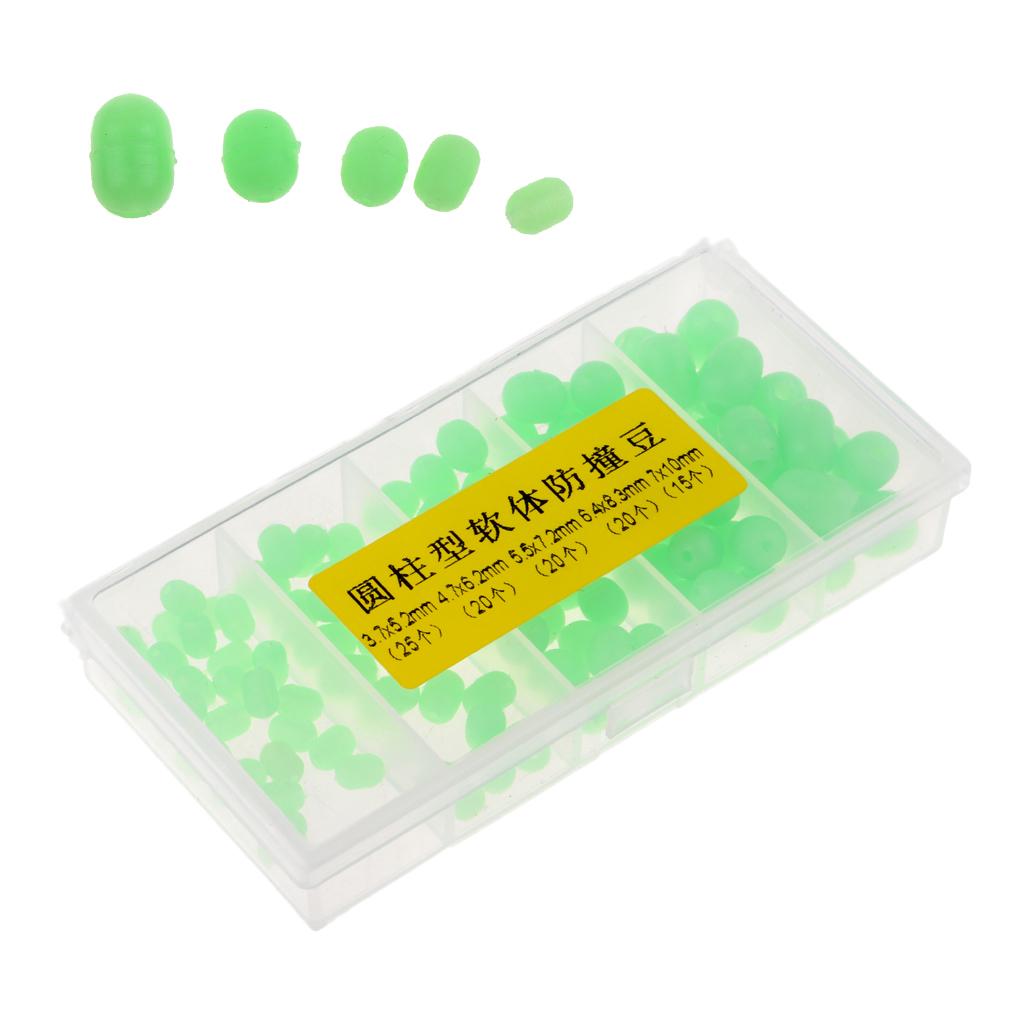 Sea Fishing/Rig Beads Mixed Size-100pcs Bead Luminous Fishing Beads