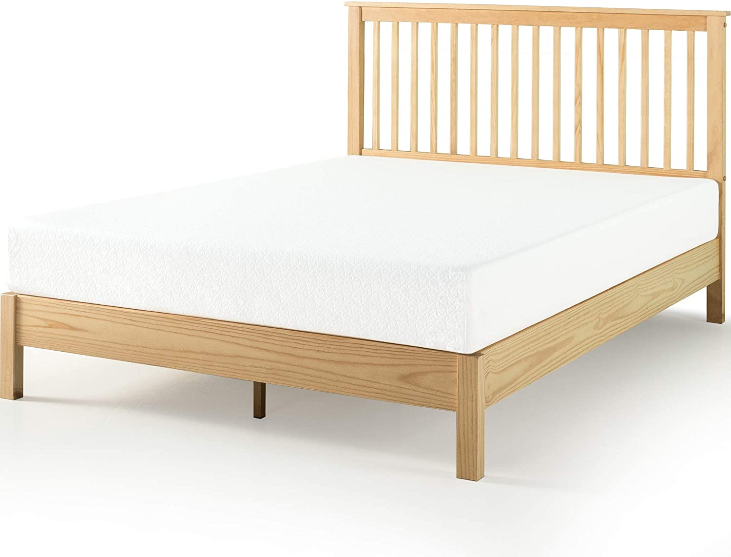 Giường Ngủ Zinus Gỗ Tự Nhiên Cao Cấp Và Sang Trọng Farmhouse Wood Platform Bed