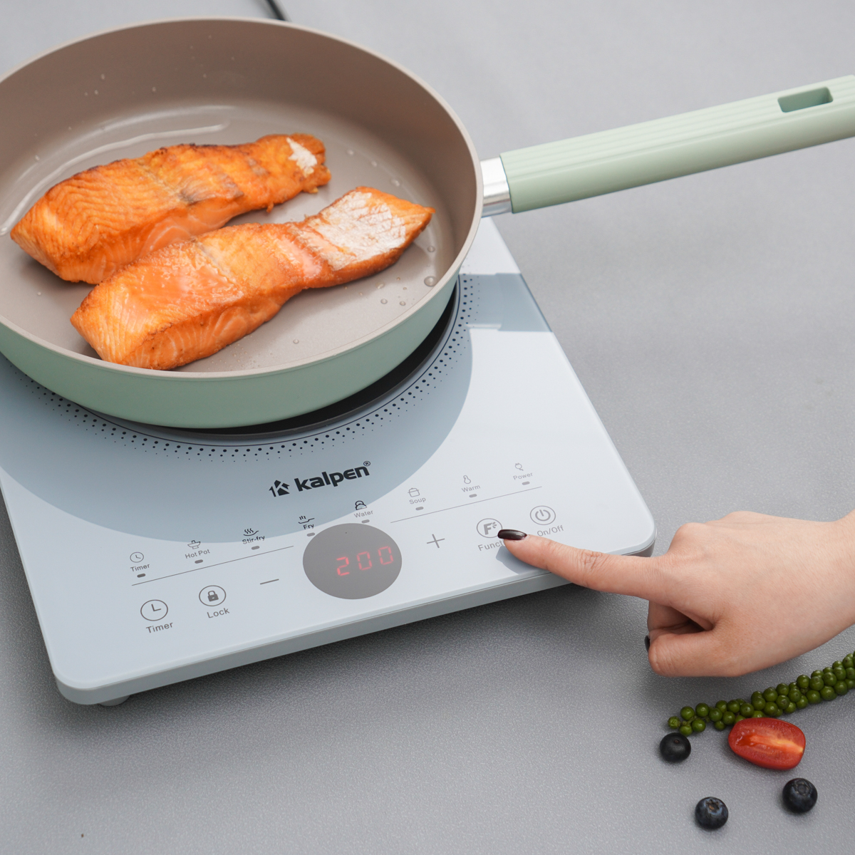 Bếp điện từ đơn Kalpen công suất 2000W hàng Đức, bảo hành 2 năm hàng chính hãng