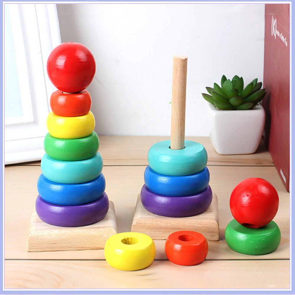 Bộ đồ chơi gỗ gồm COMBO 4 món đồ chơi gỗ giáo dục cho bé