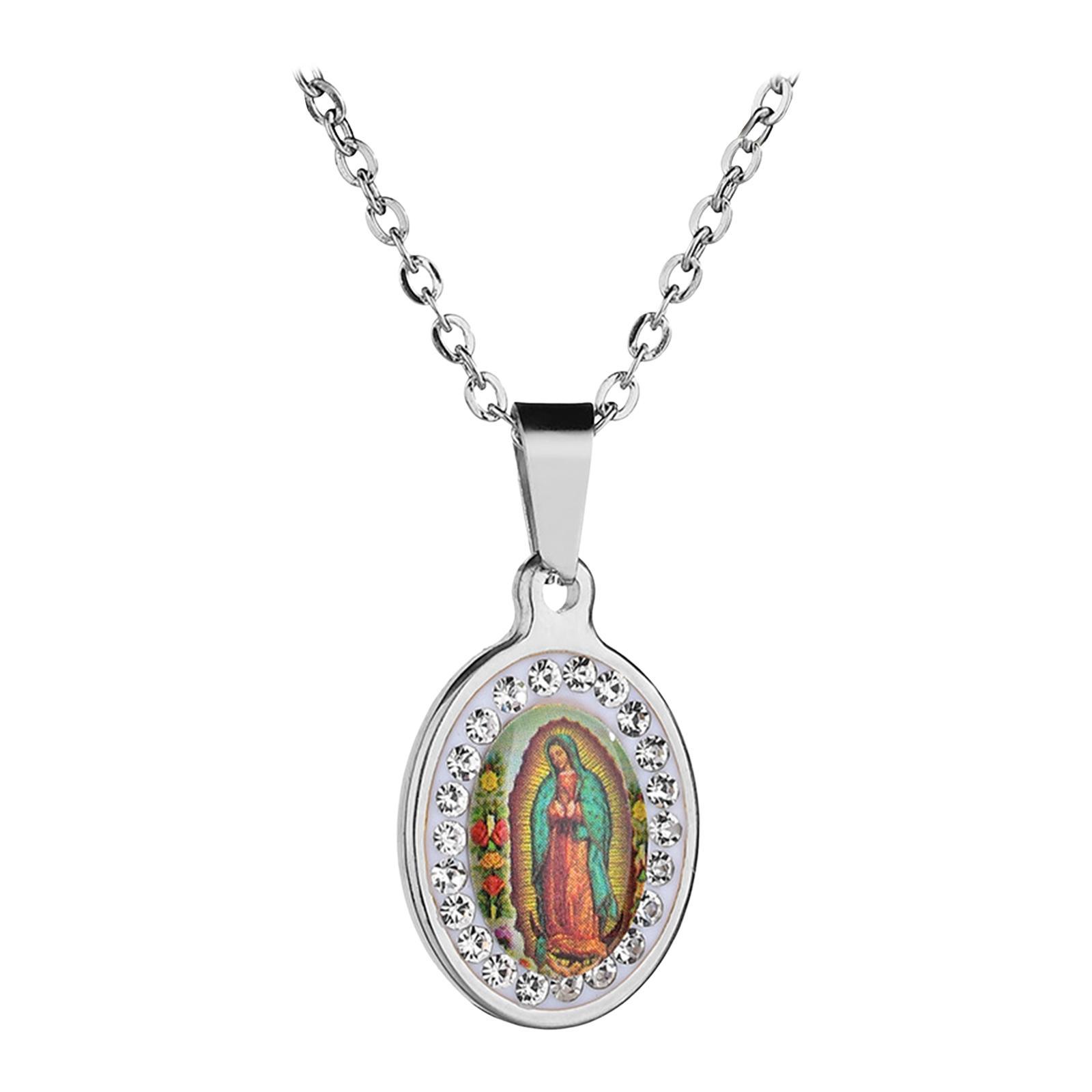 Mary Pendant Necklace Stylish  Mary Charm Pendant for Women Men