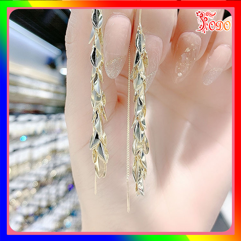 Bông tai kiểu thanh lịch Hàn Quốc S925 đi học sang chảnh trẻ trung đơn giản dễ thương FQ518  - [Thời Trang ToDo