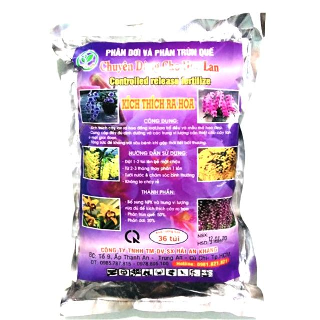 Phân Dơi Trùn Quề - Kích Thích Ra Hoa, Chuyên dùng cho lan - túi 550gr