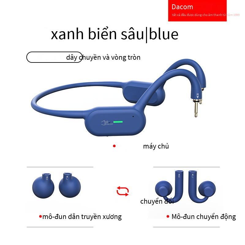 Phong cách mới nhất chế độ kép thể thao tai nghe bluetooth không dây dẫn truyền qua xương vòng năng động không phải tai nghe bluetooth trong tai loại treo phía sau