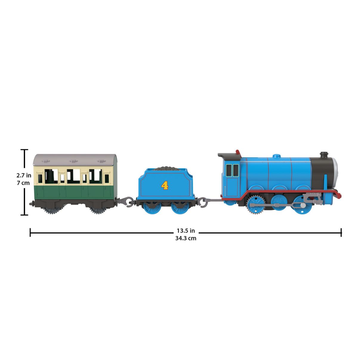 Đồ Chơi Mô Hình Đầu Kéo Và 2 Toa Tàu Gordon THOMAS FRIEND JFV76/HFX97