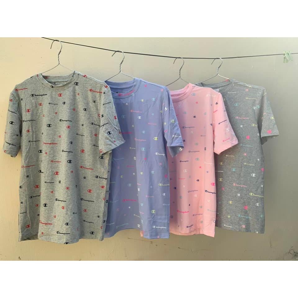 Áo thun Champi0n dáng suông Unisex xuất dư