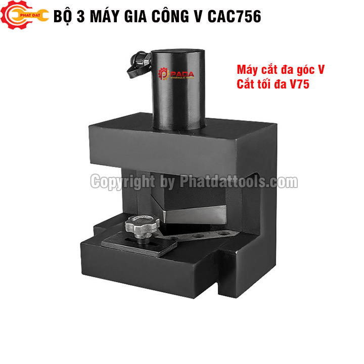 Máy cắt góc V thủy lực