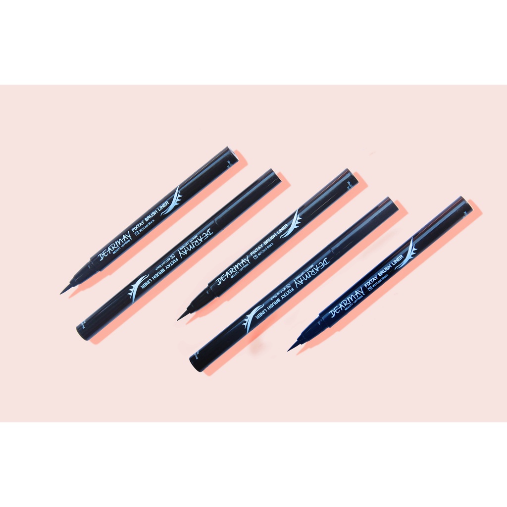 Bút Kẻ Mắt Dạ Chống Trôi Dearmay Fixtay Brush Liner 0.5g