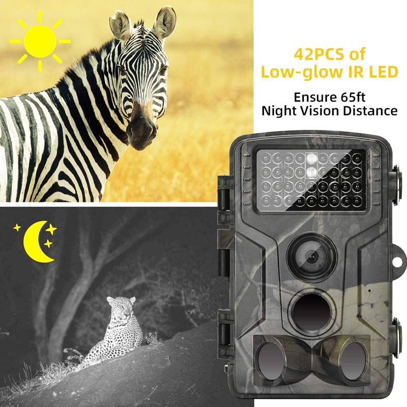 HC-802A Hunting Camera Outdoor Trap Waterproof Night Vision Trail Camera 20MP 1080P HD Network Monitor Camera