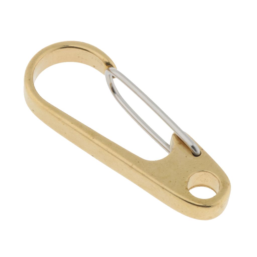 Quickdraw Spring Snap Clip Hook Key Carabiner Keychain Hanging Buckle Clasps