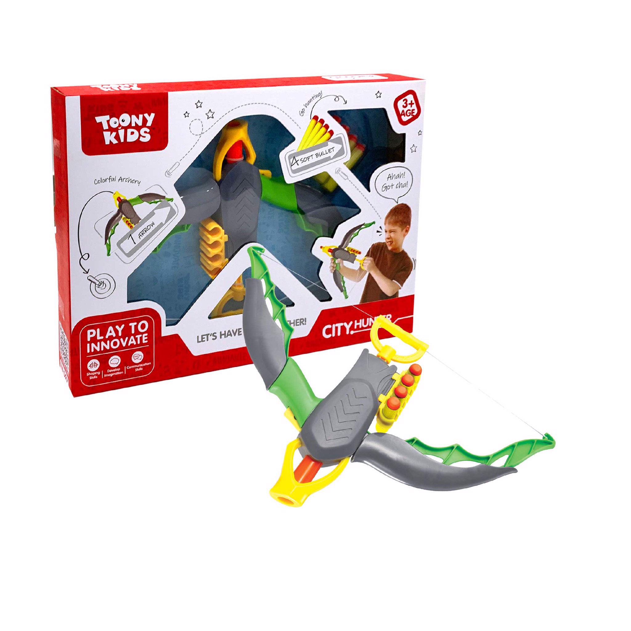 Đồ Chơi Bắn Cung TOONYKIDS - Đồ Chơi Vận Động Cho Bé - CITY HUNTER TN027