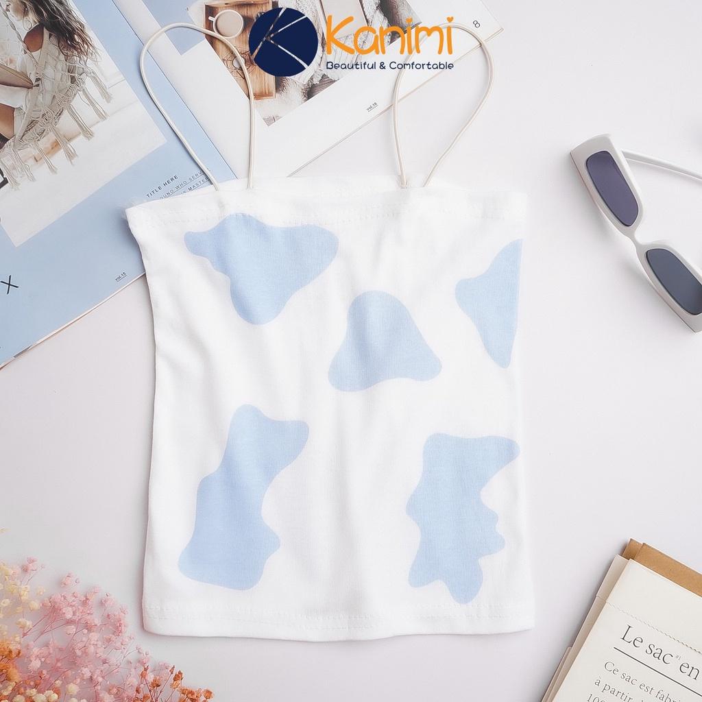 Áo 2 Dây Bò Sữa Kanimi Cực Hot - AN08
