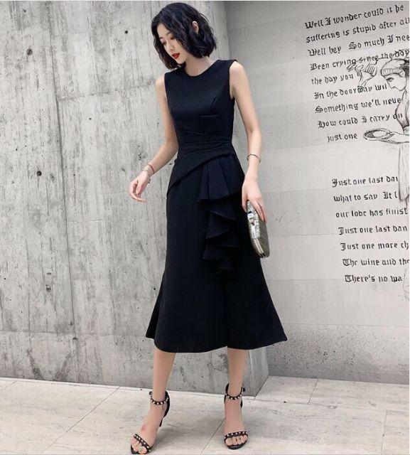 ĐẦM BODY XẺ XẾP BÈO SANG CHẢNH