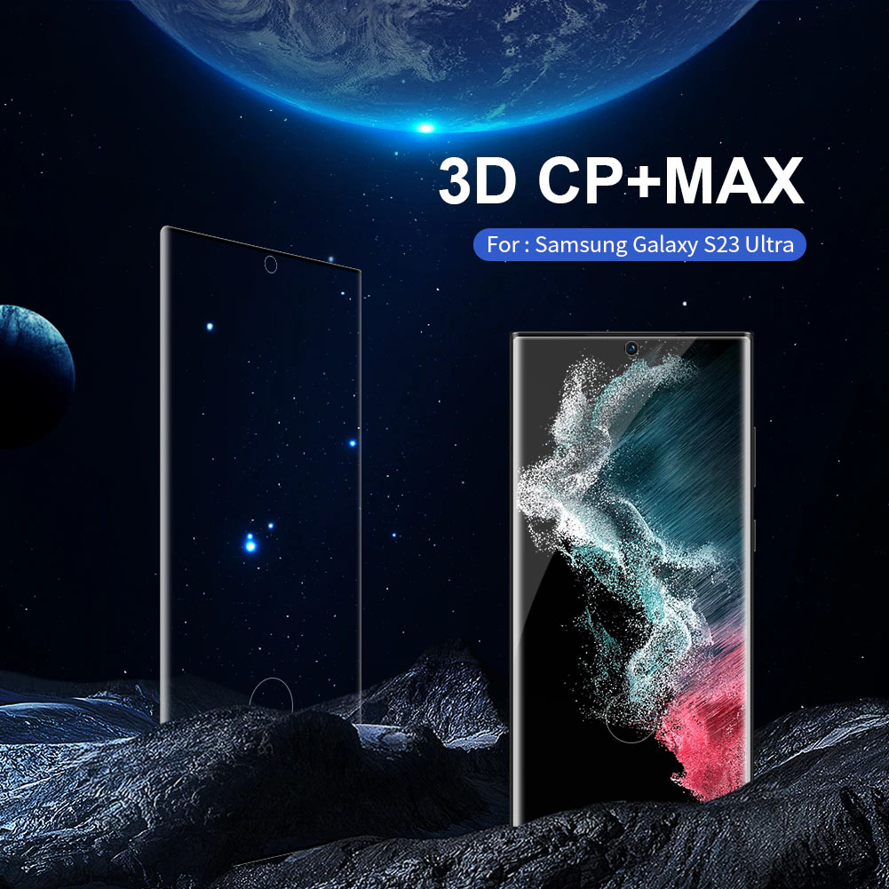 Cường lực dành cho Galaxy S23 Ultra Nillkin 3D CP+ Max- Hàng chính hãng