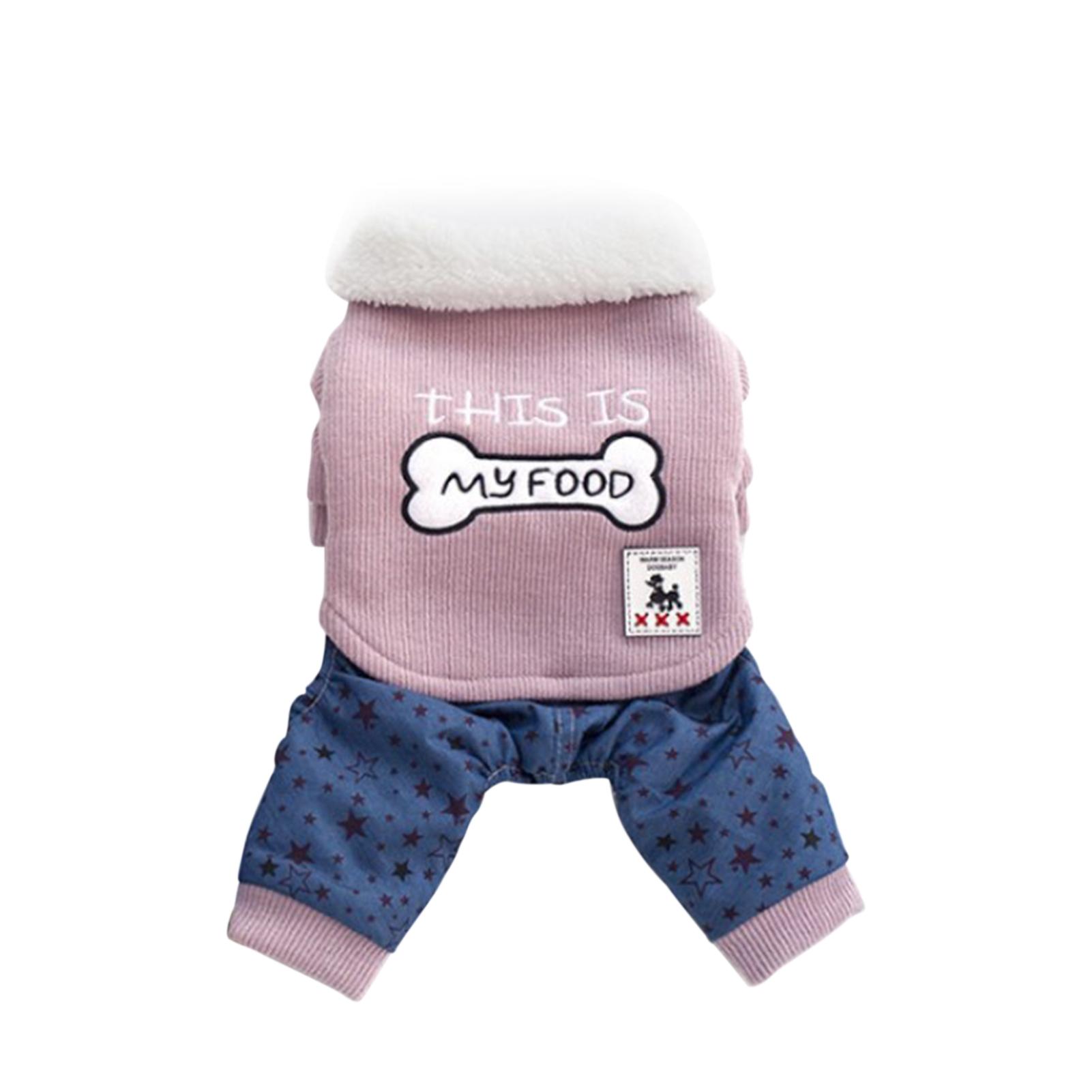 Áo Jumpsuit Khoác Giữ Ấm Mùa Đông Cho Thú Cưng