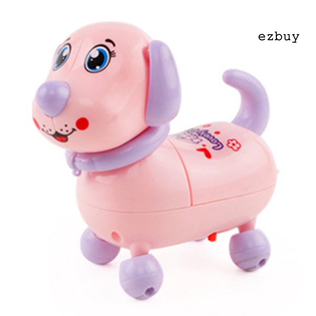 EY-Flashing Rotating Electric Cute Cartoon Dog Toy with Sound Light Children Gift