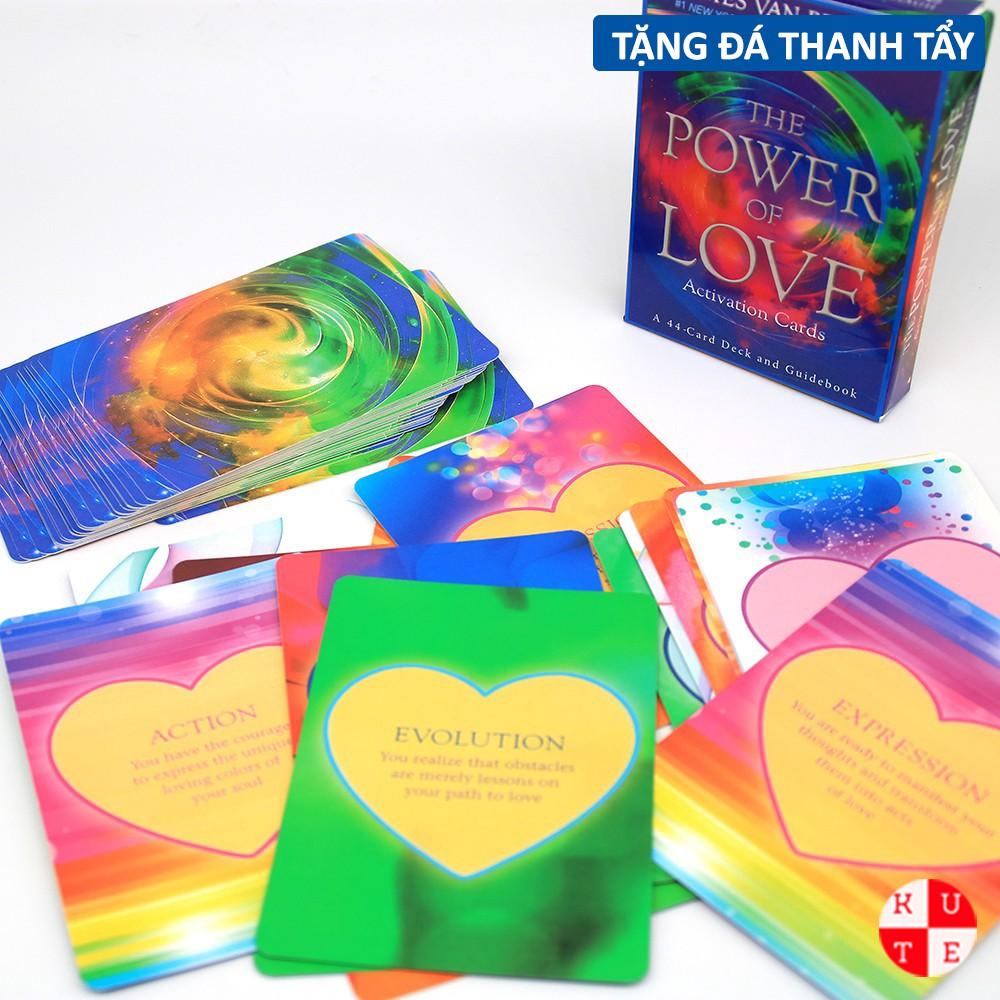 Bài Tarot The Power Of Love Activations Cards 44 Lá Bài Tặng Đá Thanh Tẩy