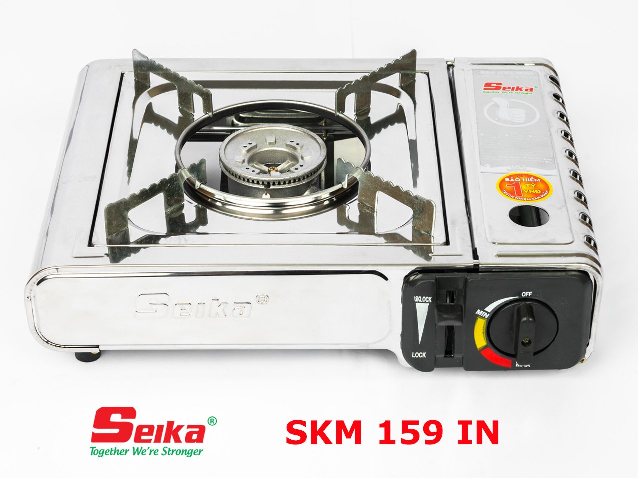 Bếp Gas Mini SEIKA  SKM 159 IN - Hàng Chính Hãng