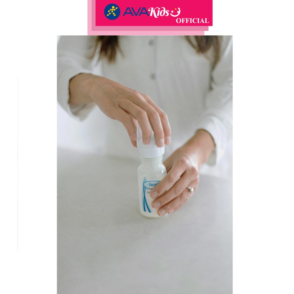 Bình sữa nhựa PP Dr.Brown's cổ hẹp 120 ml (mọi độ tuổi) - Giao bao bì ngẫu nhiên - Hàng Chính Hãng