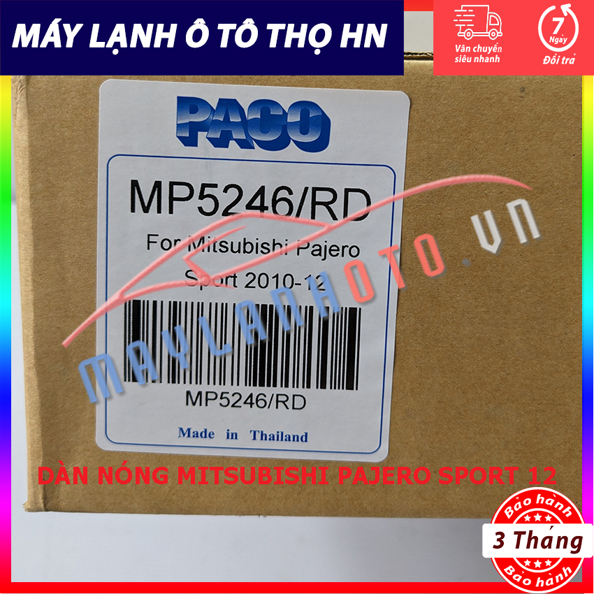 Dàn nóng Mitsubishi Pajero Sport 2012 2013 2014 2015 Hàng xịn Thái Lan 12 13 14 15