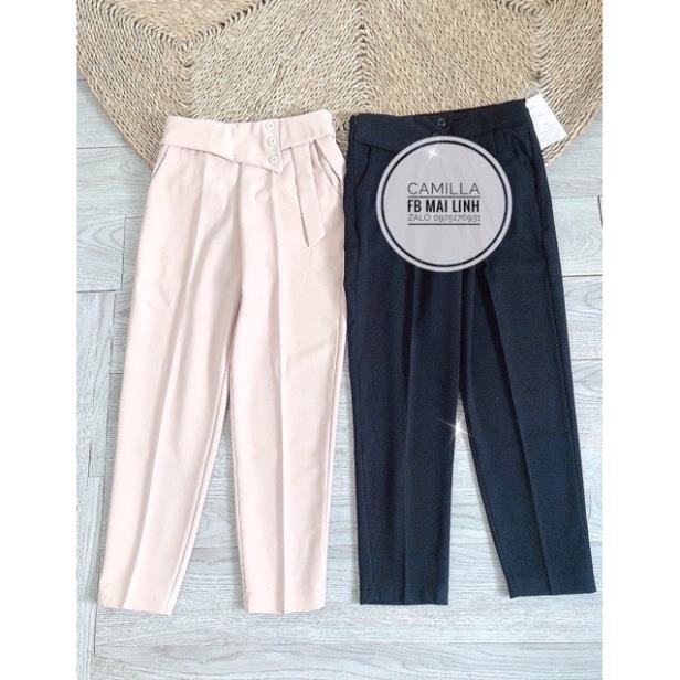 QUẦN BAGGY TÂY 3 KHUY VẠT LỆCH CHO BẠN GÁI_MÃ B317