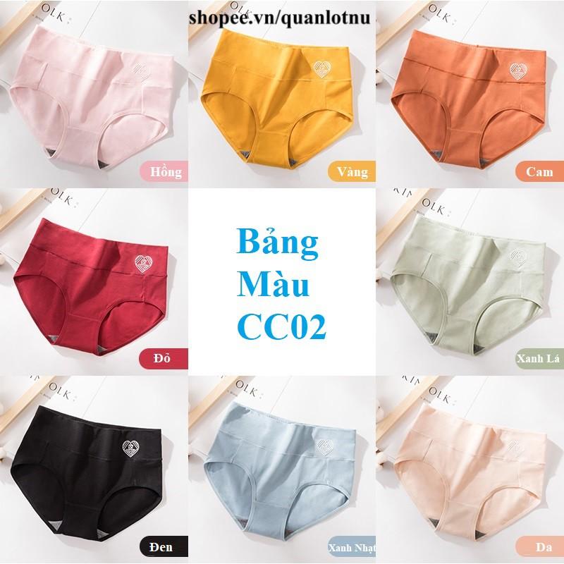 Quần Lót Cotton Gen Bụng Bóp Eo Màng Kháng Khuẩn Cao Cấp CC02
