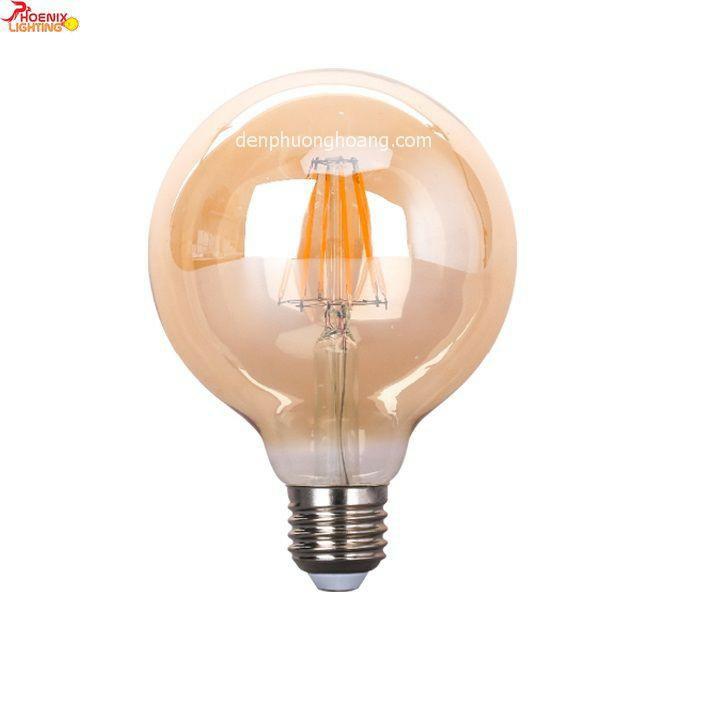 bóng led edison 4w G95 G80 ĐUÔI E27 , SIÊU ĐẸP, Vỏ trong, vỏ trà, ánh sáng êm dịu