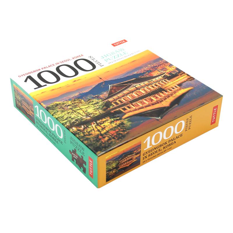 Gyeongbok Palace In Seoul Korea - 1000 Piece Jigsaw Puzzle: (Finished Size 24 in x 18 in)