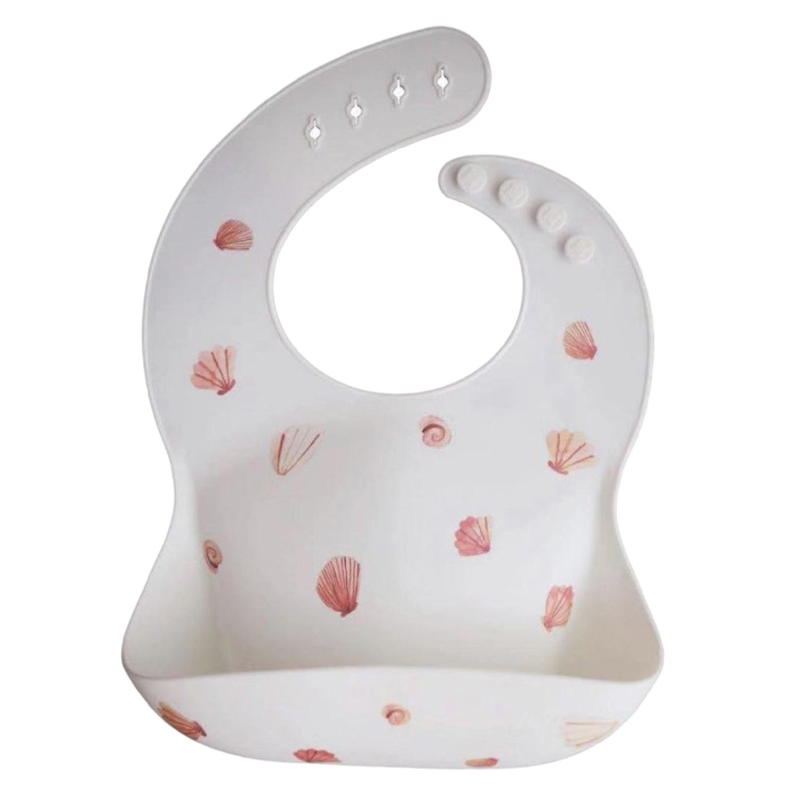 Baby Bibs Waterproof Silicone Bibs for Babies & Toddlers BPA Free with Food Catcher Pocket