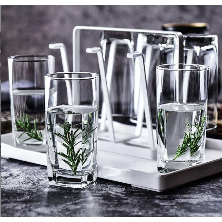 Ly Thủy Tinh Ocean Vuông Plaza Long Drink 405ml , 320ml | Thủy Tinh Cao cấp , nhập Khẩu Thái Lan