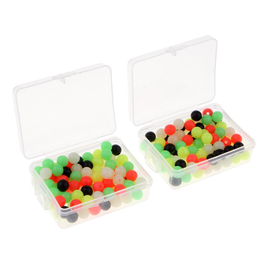 200pcs Fishing Beads Carp Fishing Rigs Making Beads Terminal Tackle 6mm