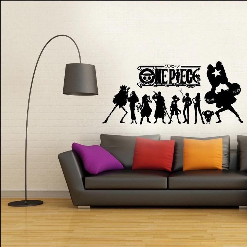 Decal Dán Tường Đảo Hải Tặc mẫu 5 - Decal One Piece (60 x 120 cm) trang trí nhà cửa cao cấp AMYSHOP