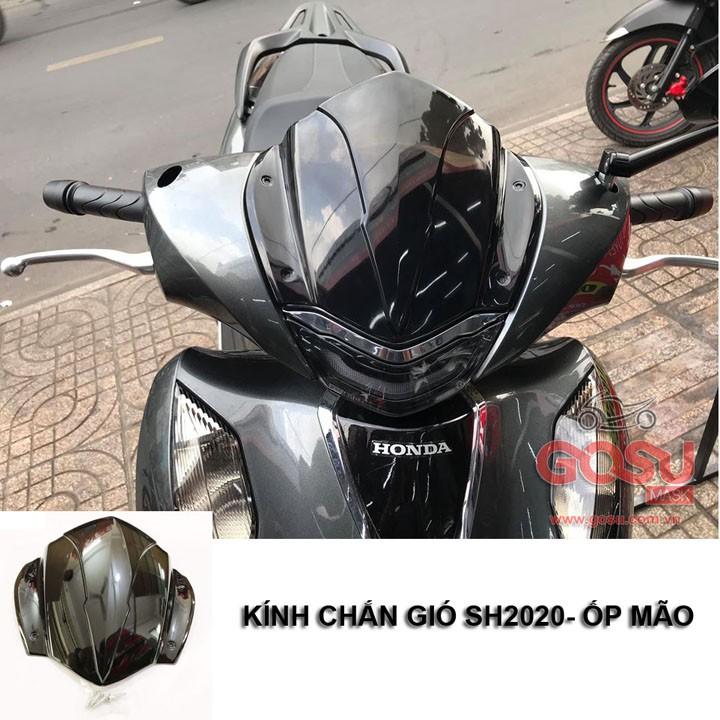 Kính chắn gió sh2020 - Mão ốp đầu xe trong suốt