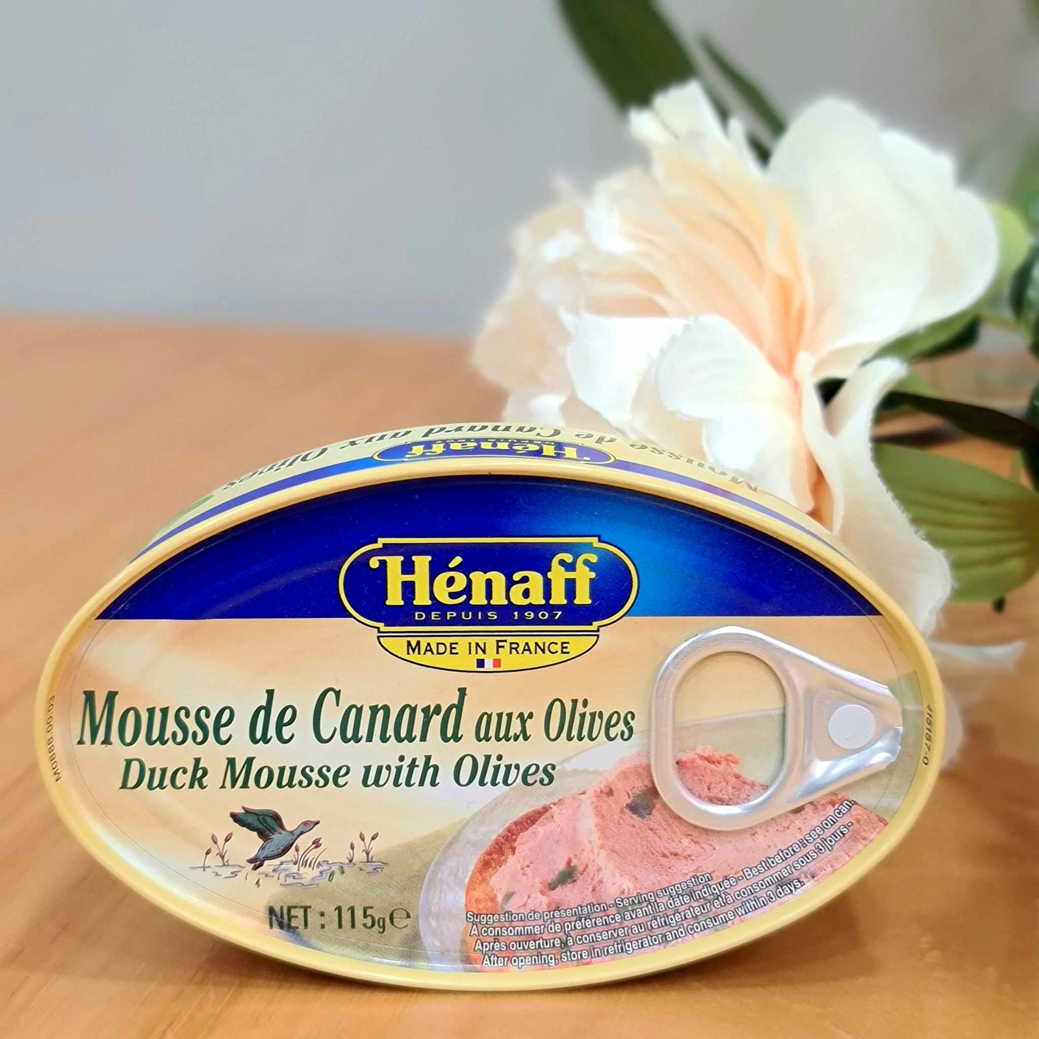Pate vịt với dầu olive 115g