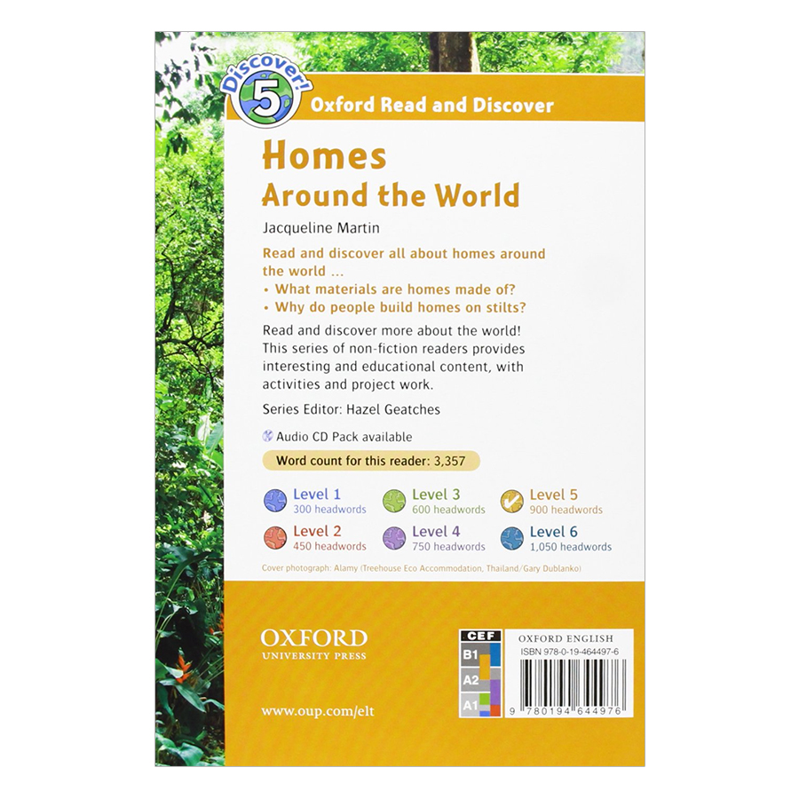 Oxford Read and Discover 5: Homes Around the World Audio CD Pack