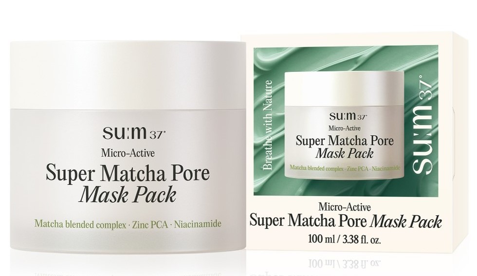 Mặt nạ matcha làm sạch sâu Su:m37 Micro-Active Super Matcha Pore Mask Pack 100ml