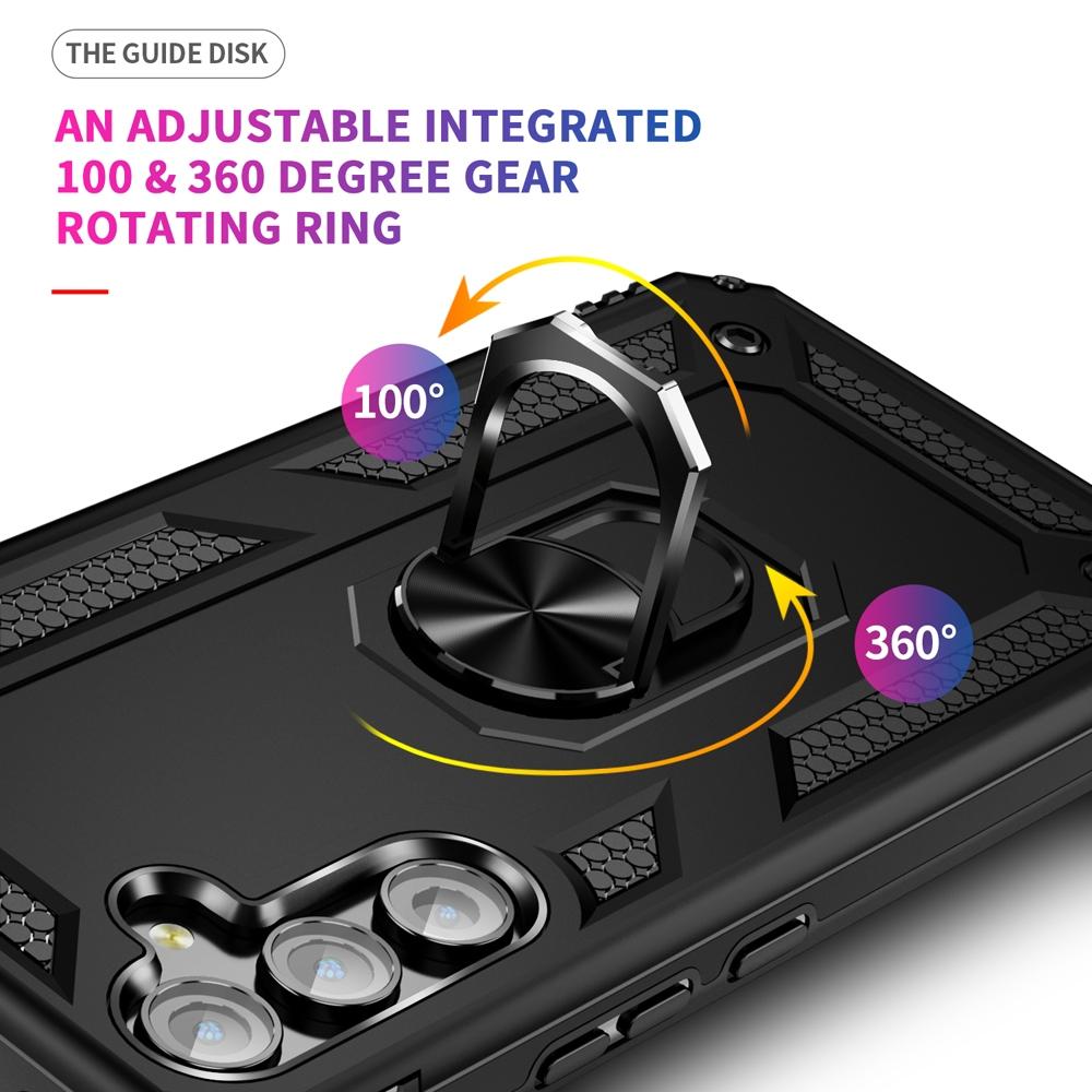 Ốp lưng cho Samsung A54 5G chống sốc 2 lớp kèm nhẫn iring làm giá đỡ cho Samsung A54 5G