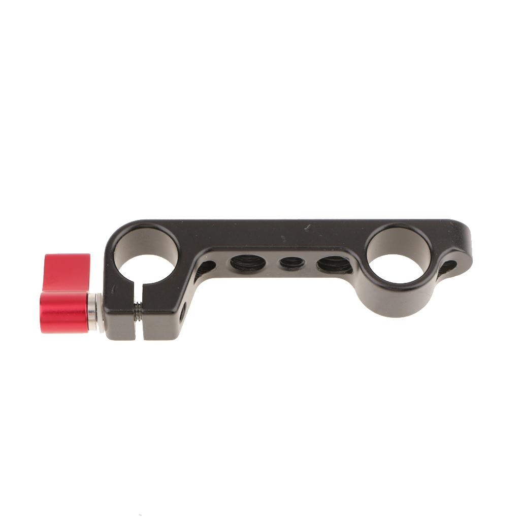 Dual 15mm Rod Clamp Rail Block For 15mm Rod Rail Support System1/4"  3/8"