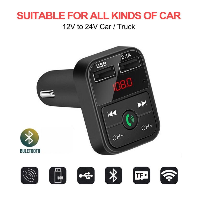 Tẩu Sạc MP3 Bluetooth Không Dây Cho Xe Ô Tô