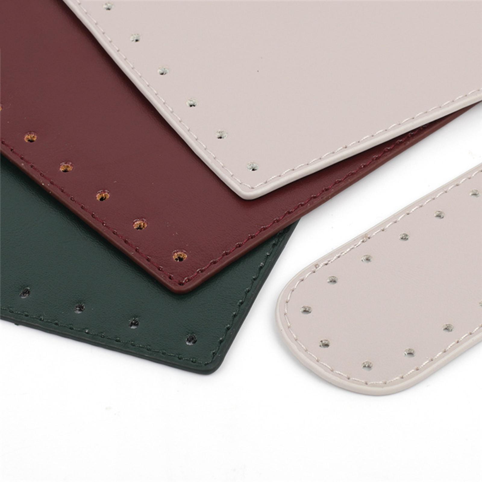 Handmade Bag Making Accessories Bottom Holes for Backpack Shoulder Bag red