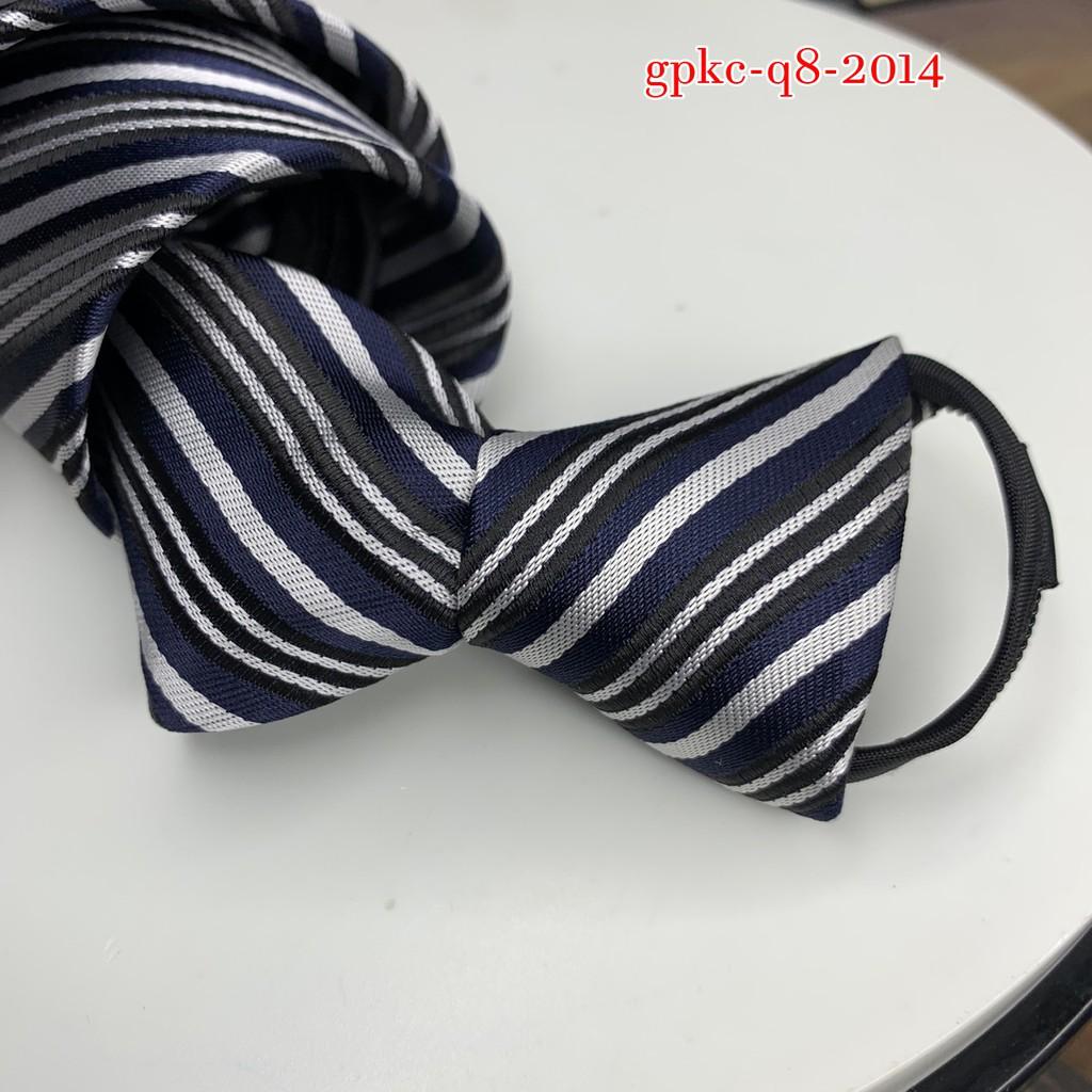 Cavat nam 8cm thắt sẵn dây kéo hàng 3 lớp lót silk mẫu mới 2020 dành cho trung niên loại 1 Giangpkc Q1-Q18