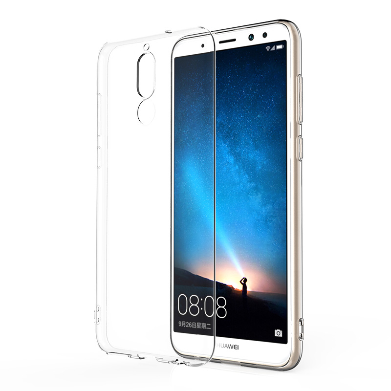 Ốp lưng dẻo silicon Ultra Thin dành cho Huawei Nova 2i / Huawei Honor 9i chỉ mỏng 0.6 mm có gờ bảo vệ Camera - Hàng chính hãng