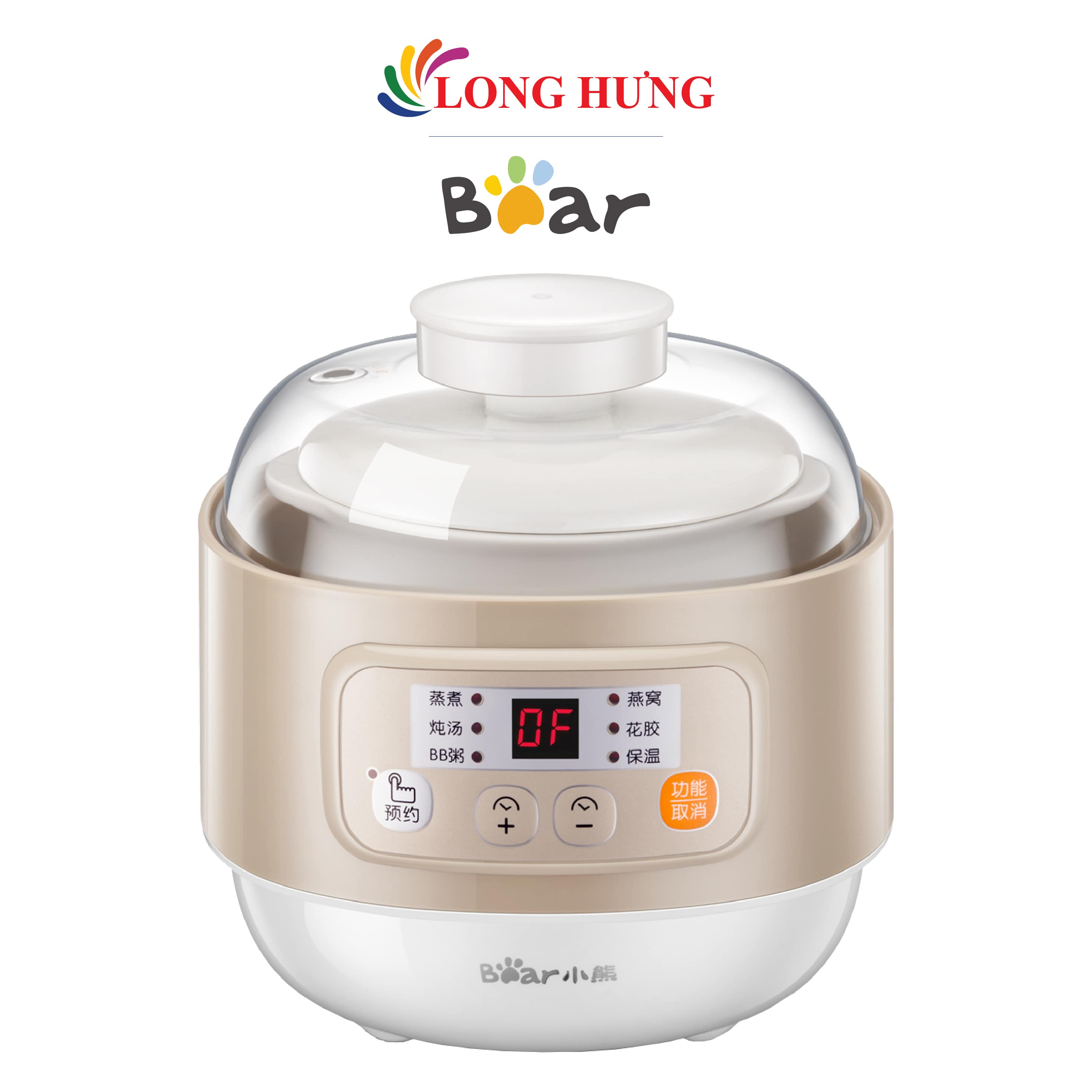 Nồi Nấu Chậm Bear 0.8 Lít Ddz - A08D1 - Hàng Chính Hãng
