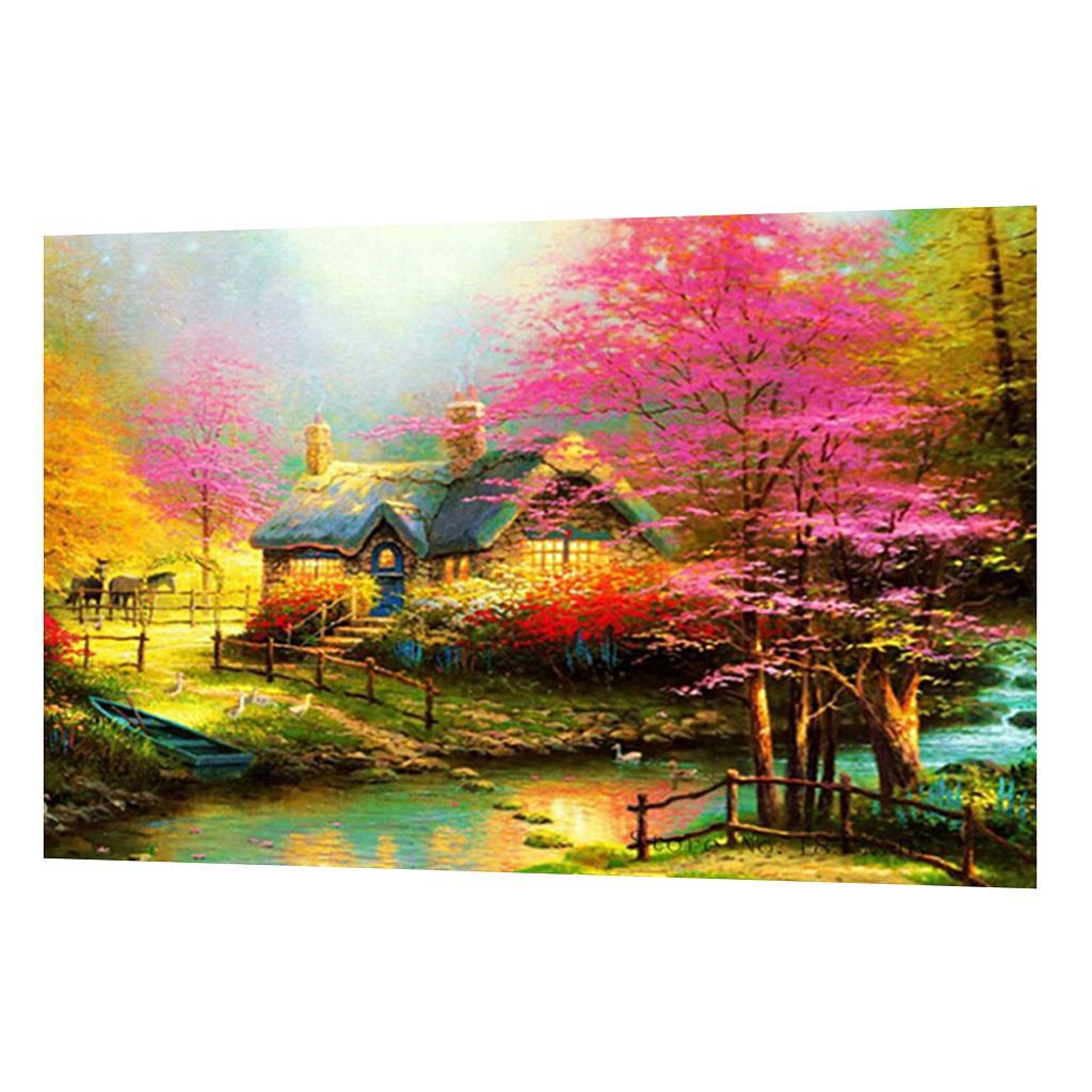 Handmade Diamond Embroidery, Full Drill, Rhinestone, 5D, DIY Diamond Painting Kit,Cross Stitch, Diamond Art Craft Painting Set, Home Wall Decoration, 30x40cm