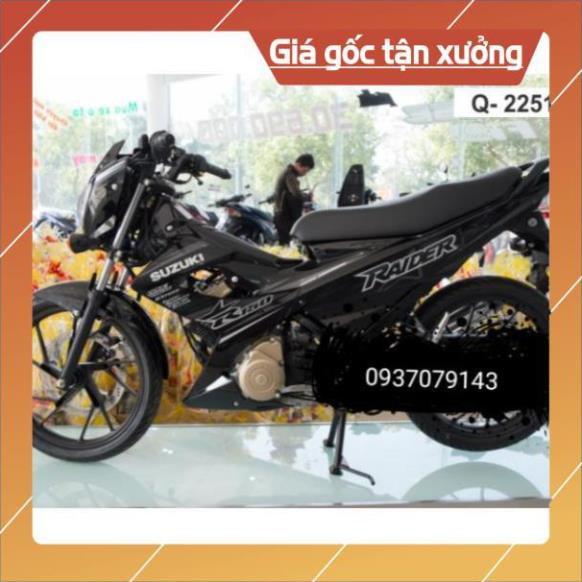 Tem rời raider xăng cơ dán xe xám