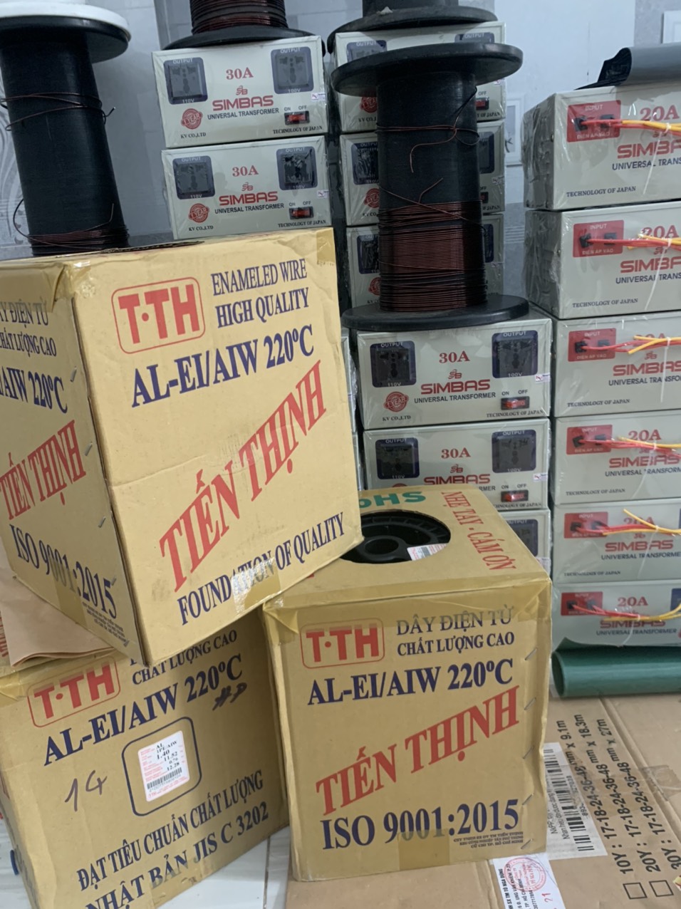 Biến áp, biến thế bộ đổi nguồn 1-1.5-2-3KVA 220v sang 110v - 100v dùng cho máy nội địa